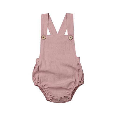 Newborn Infant Toddler Baby Girls Tank Tops Summer Bodysuit Romper Jumpsuit