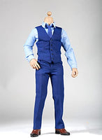 HiPlay 1/6 Scale Figure Doll Clothes, Shirt+Waistcoat+Pants+Shoes Suit, Outfit Costume for 12 inch Male Action Figure Phicen/TBLeague CM088