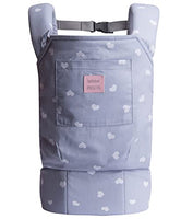 Bebamour Baby Doll Carrier for Kids Front and Back Carrier Original Cotton Baby Carrier for Doll for Boys & Girls(Grey Heart)