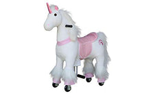 Load image into Gallery viewer, Medallion - My Pony Ride On Real Walking Horse for Children 3 to 6 Years Old or Up to 65 Pounds (Color Small Pink Unicorn)
