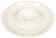 Load image into Gallery viewer, Cream White Chip and Dip Beaded Plastic Bowl - 1pc
