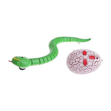 Load image into Gallery viewer, Realistic Remote Control RC Snake, Alonea Rechargeable Simulation Toy with Shaped Infrared Controller, Funny Animal Toy Cobra Snake King/Long Fake Cobra Animal for Christmas Hallowene Gift (Green)

