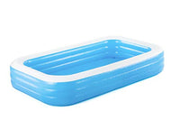 H2OGO! Blue Rectangular Inflatable Family Pool (10' x 6' x 22