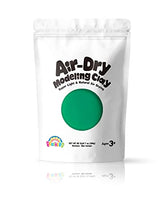 Sago Brothers Modeling Clay for Kids - Green, 7 oz Molding Magic Clay for Kids Air Dry, Super Soft Clay for DIY Slime, Ultra Light Air Dry Modeling Clay for Toddlers Children Teens