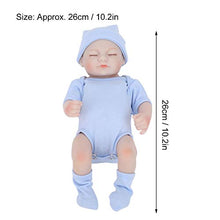 Load image into Gallery viewer, Emoshayoga Baby Doll Simulation Doll Silicone for a Gift for Adult Collectors (Blue, Eyes Closed)
