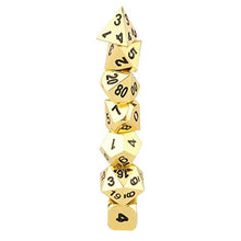 Load image into Gallery viewer, Ufolet Board Game Dice, Sturdy Eco-Friendly Metal Dice, Portable Toy Gifts Party Favors for Casino Theme Activity(Imitation Gold)
