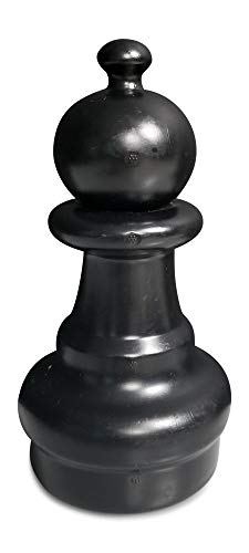 MegaChess Individual Plastic Chess Piece - Pawn - 8 Inches Tall - Black - Not Intended for Home Decor