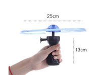 Load image into Gallery viewer, ohohe2525 Outdoor Sports Pull line Saucer Toys LED Lighting UFO Creative 7 Color Spin-Off
