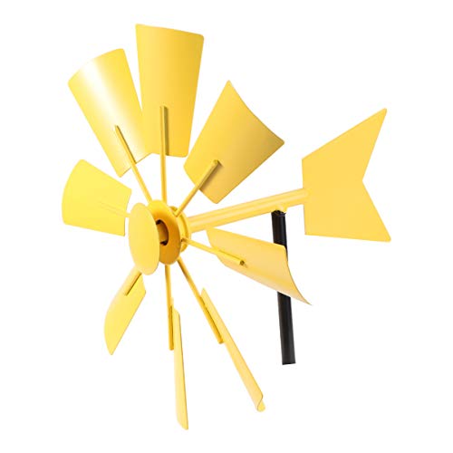 Cabilock Garden Windmill Wind Windmill Pinwheels Wind Sculpture with Metal Stake for Garden Lawn Decoration 3D Garden Stakes
