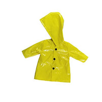 18 Inch Doll Raincoat Yellow Rain Jacket Doll Clothing for 18 Inch American Girl Dolls