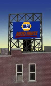 33-8895 N & Z Scale NAPA Billboard by Miller Signs