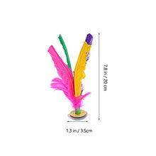 Load image into Gallery viewer, Toyvian 10pcs Chinese Jianzi Colorful Kick Shuttlecock Feather Jianzi Fitness Foot Sport Toy for Improving Leg Muscle Strength and Body Flexibility
