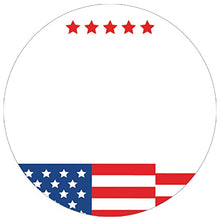 Load image into Gallery viewer, Personalized Political Campaign Vote for Stickers - USA Flag Theme - Customize 1000 Round Circles
