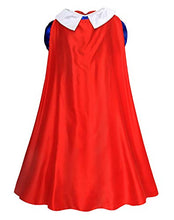 Load image into Gallery viewer, Jurebecia Little Girls Princess Costume Dress Up Toddler Birthday Party Fancy Dresses 3-10 Years (Red Cape Style+headband+crown+wand, 4T(3-4 Years))
