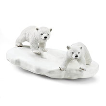 Load image into Gallery viewer, Schleich Wild Life, Arctic Animal Toys for Kids, Polar Playground 4-piece Playset with Baby Polar Bears and Narhwal Toys
