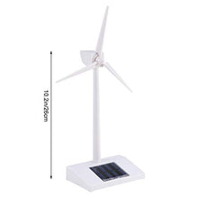 Load image into Gallery viewer, NUOBESTY Solar Wind Mill Model Mini Windmill Model Kids Educational Toy Science Teaching Tool Desktop Ornament for Home Office School
