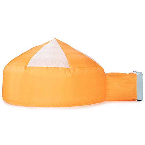 The Original AirFort Build A Fort in 30 Seconds, Inflatable Fort for Kids (Creamsicle Orange)