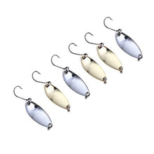Load image into Gallery viewer, 6pcs/set Metal Spoon Sequins Artificial Combo Fishing Lures Hooks Spinner Baits CrankBait Bass Tackle Hook Set Fishing
