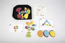 Load image into Gallery viewer, Rainbow Pebbles FunPlay Activity Set - 36 Sorting and Stacking Toys + 50 Activities + Messy Tray p- - Homeschool Kit for Kids
