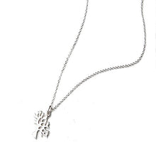 Load image into Gallery viewer, Goddness Bar Sterling Simple Silver Korean Necklace #1
