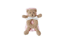 Load image into Gallery viewer, Mud Pie Ring Rattle and Lovey Set (Pink Bear)
