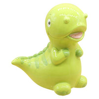 NUOBESTY Ceramic Piggy Bank Dinosaur Shaped Coin Bank Money Box Tabletop Ornament for Kids Toddler Girls Boys Birthday Gifts