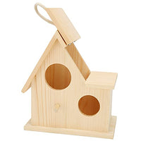01 Birdhouse, Hanging Bird Nests Wood Bird for Yard for Outdoor Gardens for Home for Balcony