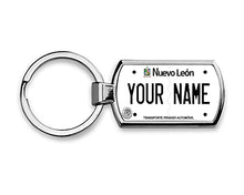Load image into Gallery viewer, BRGiftShop Personalized Custom Name License Plate Mexico Nuevo Leon Metal Keychain
