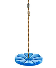 Load image into Gallery viewer, Swingan Fully Assembled Cool Disc Swing with Adjustable Rope, Blue
