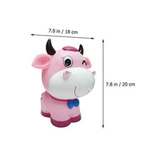Load image into Gallery viewer, SOIMISS Chinese Zodiac Cow Coin Bank Coin Container Piggy Bank Spare Money Box Toy Decorative Desktop Ornament Chinese New Year Gift for Kid ( Pink )
