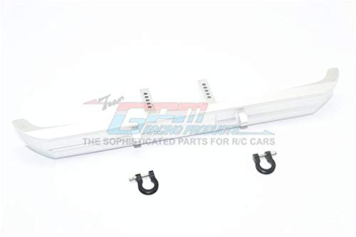 Aluminium Front Bumper Mount + D-Rings for Traxxas TRX-4 Chevrolet K5 Blazer (82076-4) - 3Pc Set Silver
