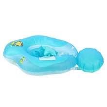 Load image into Gallery viewer, Keenso Good Materials Inflatable Circle Swimming Ring Lightweight and Portable Baby Swim Ring for Your Baby(L-Blue) Children&#39;s Swimming Series
