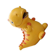 Load image into Gallery viewer, LIOOBO Lovely Dinosaur Shaped Piggy Bank Resin Coin Bank Money Bank Best Birthday Party Gifts for Kids Boys Girls Home Table Decoration Orange Size S
