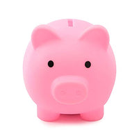 Love Your Choice Cute Plastic Pig Money Banks for Boys Girls Kids Adults (Pink, Large)
