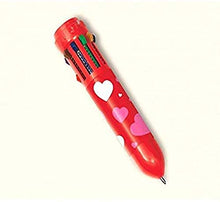 Load image into Gallery viewer, amscan Valentine 10 Color Plastic Pen | Party Favor
