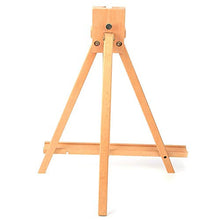 Load image into Gallery viewer, Yencoly Table Easel Stand,Small Table Easel Stand Beech Desktop Wedding Photo Display Decoration Art Supplies Natural Wood Decorative Display Table
