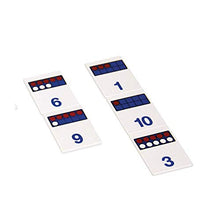 Load image into Gallery viewer, hand2mind Ten Frame Dominoes for Kids, Math Manipulatives Set, Addition and Subtraction Games, Classroom Subitizing Math Game, Montessori Math &amp; Counting Toys, Kindergarten Learning Games (Set of 30)
