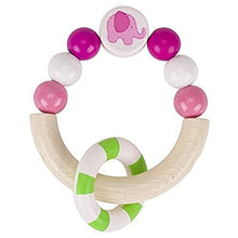 Load image into Gallery viewer, Heimess 764370Grab Toy &#39;Semi-Circular Wooden Elephant, 9.5cm, Multicoloured
