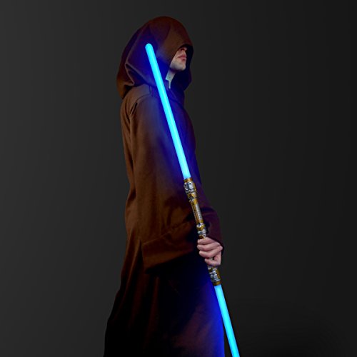 Flashing Blinky Lights Double Sided Led Light Up Sword Saber With Blue Led & Sound Effectsâ?¦