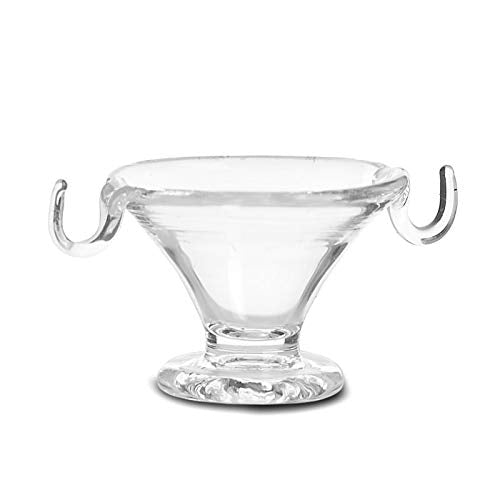 Factory Direct Craft Dollhouse Miniature Glass Party Punch Bowl for Holiday or Seasonal Decorating, Crafting and Displaying