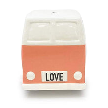 Load image into Gallery viewer, Isaac Jacobs Ceramic Retro Camper Van Coin Bank, Vintage Piggy Bank, Home Dcor, Money Bank Gift for Kids, Teens, and Adults (Pink)
