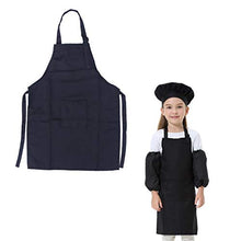 Load image into Gallery viewer, HEMOTON 3pcs Chef Set Protective Durable Cute Lightweight Apron Suit for Cooking Learning Kitchen Kids Playing
