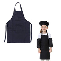 HEMOTON 3pcs Chef Set Protective Durable Cute Lightweight Apron Suit for Cooking Learning Kitchen Kids Playing