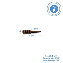 Load image into Gallery viewer, Wood Cribbage Pegs, Pack of 50 Walnut Colored Pegs for New Set or Replacement Pieces by Woodpeckers
