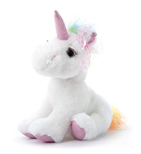 Load image into Gallery viewer, The Petting Zoo, Unicorn Stuffed Animal Plush Toy Gifts for Girls, Pastel Tie Dye Rainbow Unicorn and Lash&#39;z Unicorn
