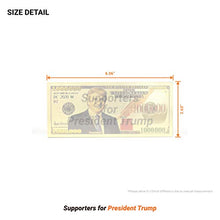 Load image into Gallery viewer, One Million Dollar Bill Magnet Donald Trump 2020 Re Election Presidential Limited Edition Novelty Gold Dollar Bill (Single)
