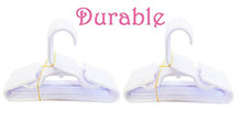 Load image into Gallery viewer, Brittany&#39;s American Co. 24 Durable White Hangers Compatible with 18 Inch Girl Doll Clothes
