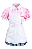 Kids Mikan Tsumiki Cosplay Costume Halloween Maid Apron Shirt Uniform Dress for Girls,Large