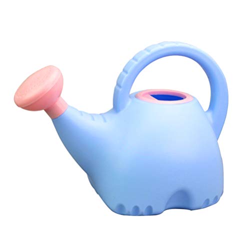 NUOBESTY Elephant Watering Can Kids Toy Watering Can Plastic Watering Can for Indoor Outdoor Garden Plants ( Sky- Blue )
