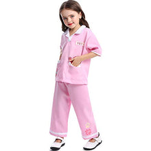 Load image into Gallery viewer, lontakids Kids Animal Doctor Role Play Costume Veterinarian Pretend Play Dress Up Set with Medical Kit (3-6 Years, Pink)
